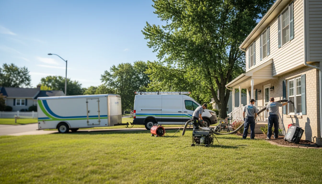 Flooded Basement Restoration And Cleanup With Repair in Duncombe, IA near me